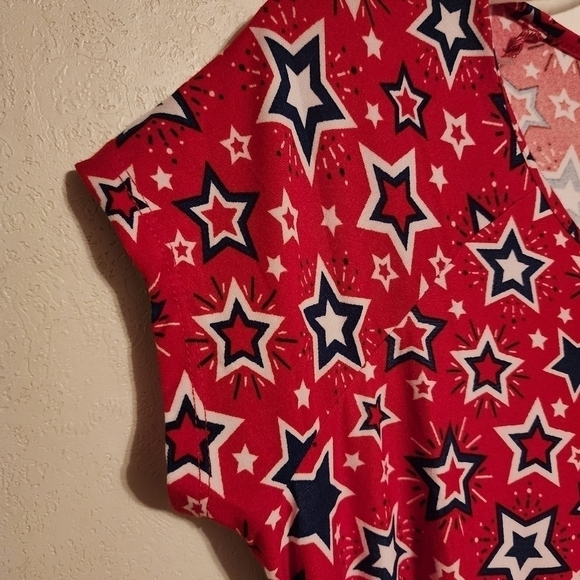 Allison Brittney Stars Dress Drawstring Pockets Size S NWT - Picture 10 of 11